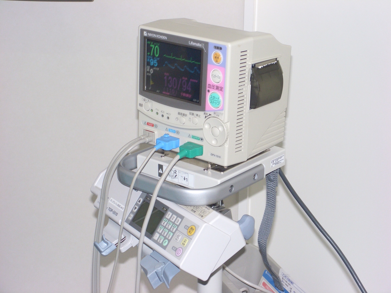 パルスオキシメーター、血圧計